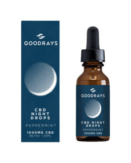 Goodrays 1000mg CBD Peppermint Night Drops – 30ml