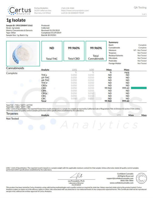 Orange County CBD 1000mg Distillate Syringe 78% - Image 2