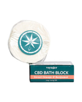 Voyager 100mg CBD Sweet Orange & Bergamot Bath Block – 100g