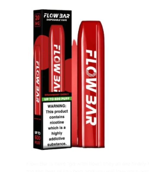 Flow Bar 600 Strawberry Energy