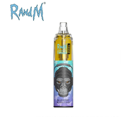 R & M Tornado 7000 Puffs Disposable Vape Device - Blueberry Bubblegum