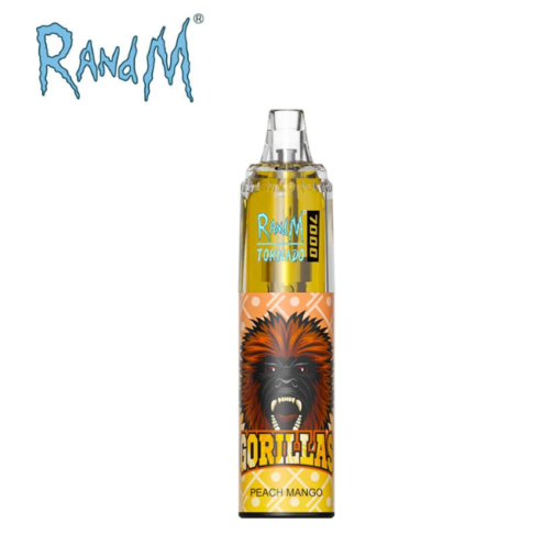 R & M Tornado 7000 Puffs Disposable Vape Device - Peach Mango