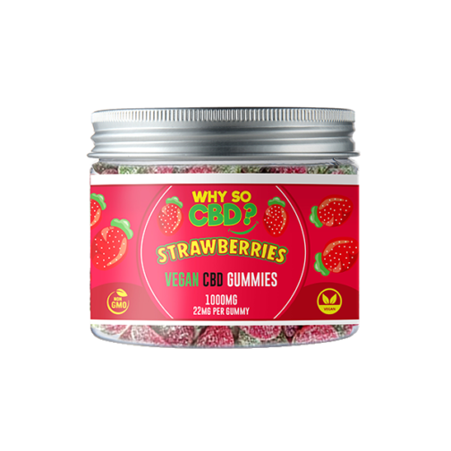 Why So CBD? 1000mg CBD Small Vegan Gummies