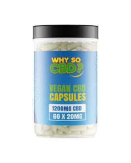 Why So CBD? 1200mg CBD Vegan Capsules – 60 Caps