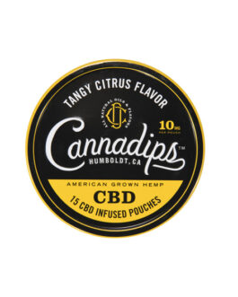 Cannadips 150mg CBD Snus Pouches – Tangy Citrus