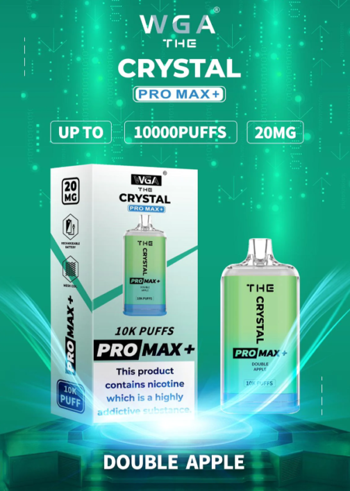 The Crystal Pro Max + 10,000 - Double Apple