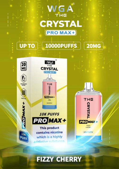 The Crystal Pro Max + 10,000 - Fizzy Cherry