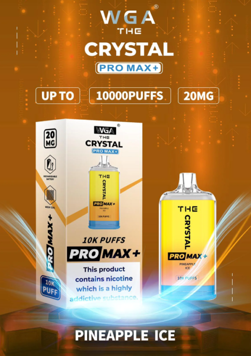 The Crystal Pro Max + 10,000 - Pineapple Ice