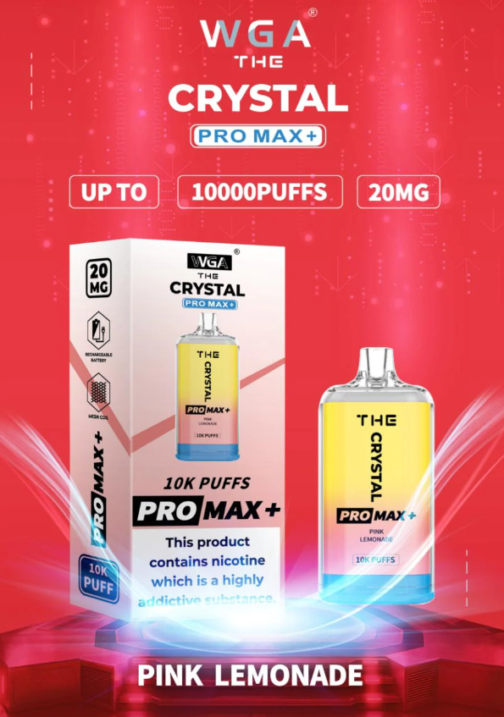 The Crystal Pro Max + 10,000 - Pink Lemonade