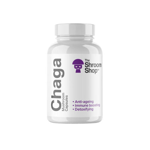 Best The Shroom Shop Chaga Mushroom 45000mg Capsules - 90 Caps