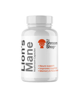 The Shroom Shop Lion’s Mane Mushroom 45000mg Capsules – 90 Caps