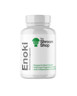 The Shroom Shop Enoki Mushroom 45000mg Capsules – 90 Caps