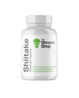 The Shroom Shop Shiitake Mushroom 45000mg Capsules – 90 Caps