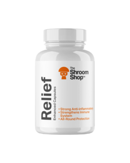 The Shroom Shop Enhanced Relief 67500mg Capsules – 90 Caps