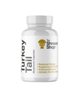 The Shroom Shop Turkey Tail Mushroom 45000mg Capsules – 90 Caps