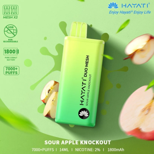 Hayati Duo Mesh 7000 - Sour Apple Knockout