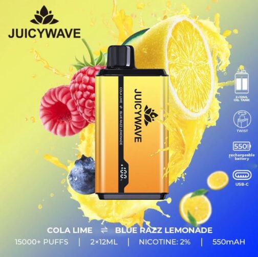 Juicy Wave 15k - Cola Lime - Blue Razz Lemonade