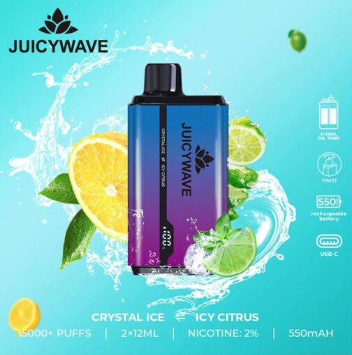 Juicy Wave 15k - Crystal Ice / Icy Citrus