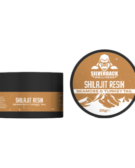 Silverback Wellness Seamoss & Turkey Tail Infused Shilajit Resin 25g