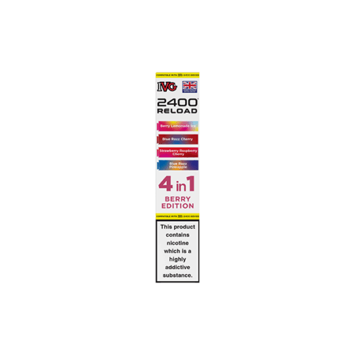 20mg IVG 2400 Reload Multi Edition Prefilled Pods 2ml 2400 Puffs - 4 Pcs - Image 9