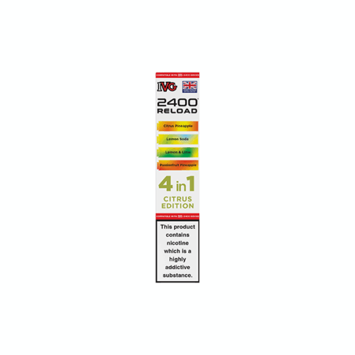 20mg IVG 2400 Reload Multi Edition Prefilled Pods 2ml 2400 Puffs - 4 Pcs - Image 25