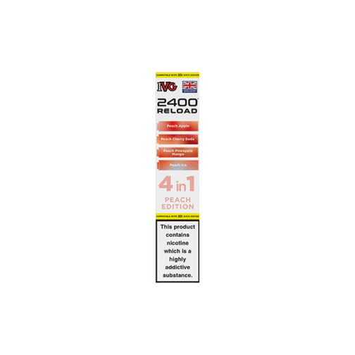 20mg IVG 2400 Reload Multi Edition Prefilled Pods 2ml 2400 Puffs - 4 Pcs - Image 7