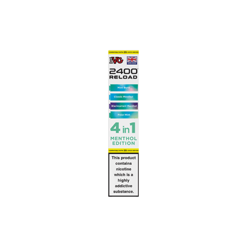 20mg IVG 2400 Reload Multi Edition Prefilled Pods 2ml 2400 Puffs - 4 Pcs - Image 21