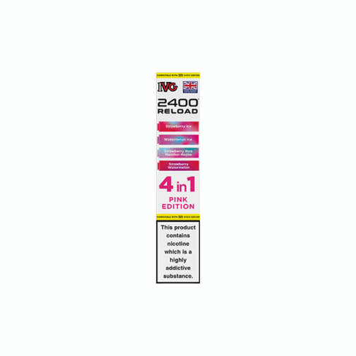 20mg IVG 2400 Reload Multi Edition Prefilled Pods 2ml 2400 Puffs - 4 Pcs - Image 13