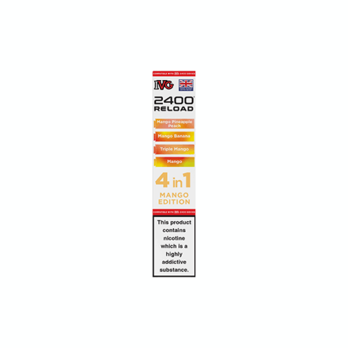 20mg IVG 2400 Reload Multi Edition Prefilled Pods 2ml 2400 Puffs - 4 Pcs - Image 14