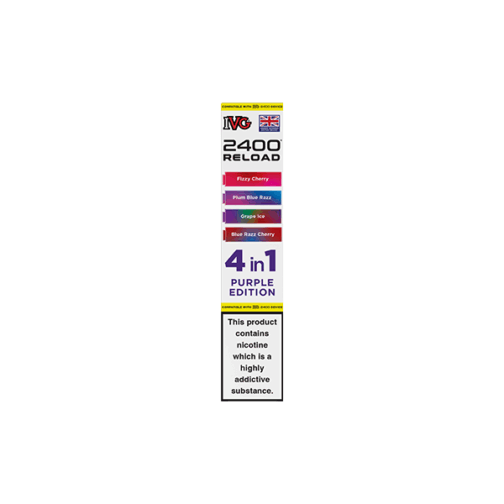 20mg IVG 2400 Reload Multi Edition Prefilled Pods 2ml 2400 Puffs - 4 Pcs - Image 12